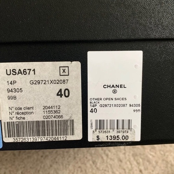 Chanel Wedges with Metal Ankle Strap (size:40) - Picture 12 of 12